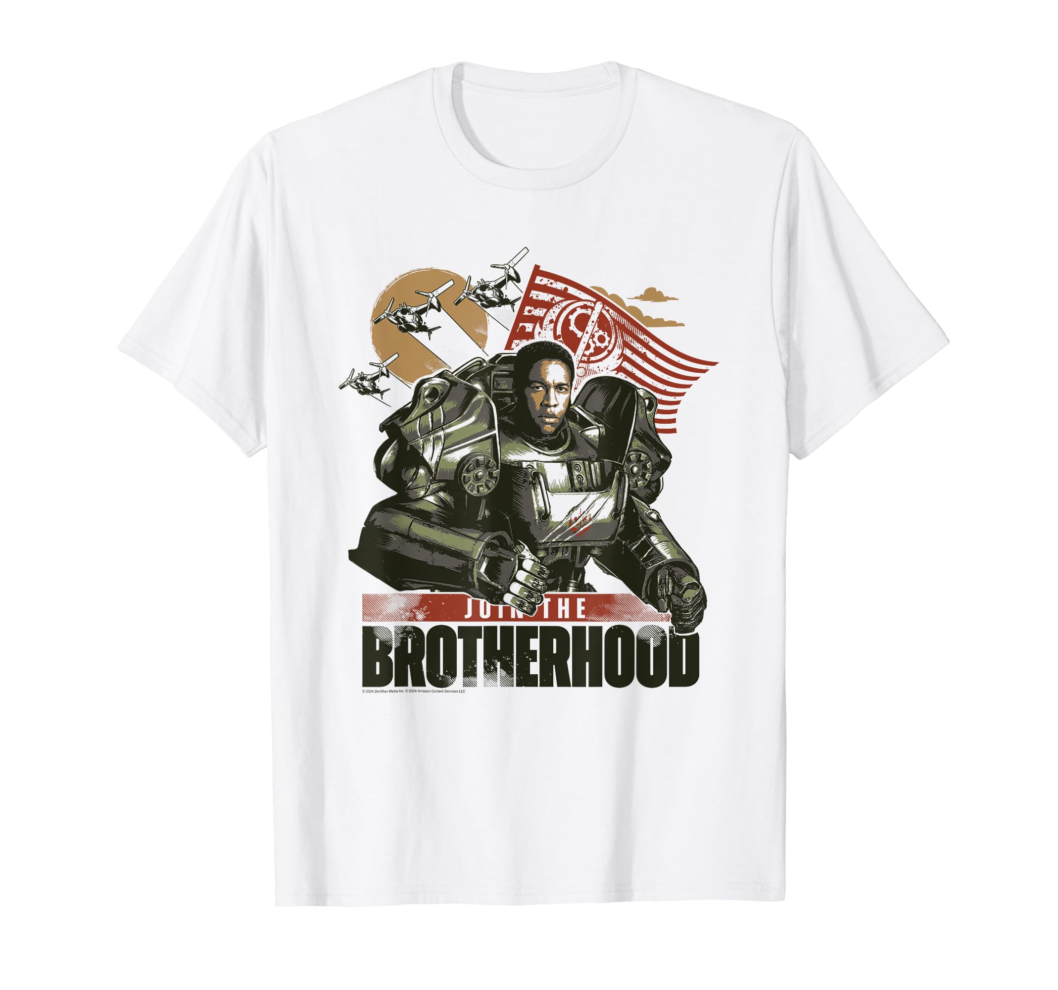 Fallout TV SeriesRipple Junction x Fallout Maximus Join the Brotherhood T-Shirt