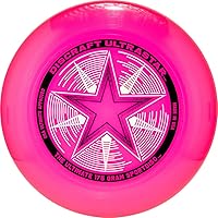 Discraft Pink Ultrastar 175g Ultimate Frisbee Disc - Official USA Ultimate Standard for Competition & Casual Play
