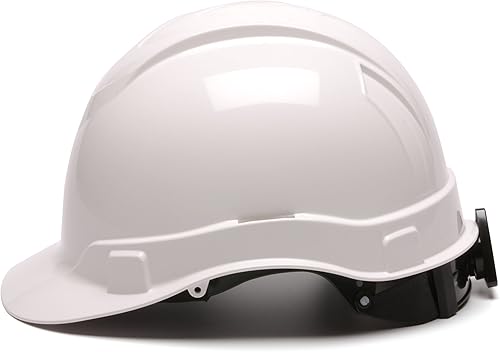 Vista 46 de Pyramex Ridgeline Cap Style 4 Point Ratchet Hard Hat Patrón de cobre mate