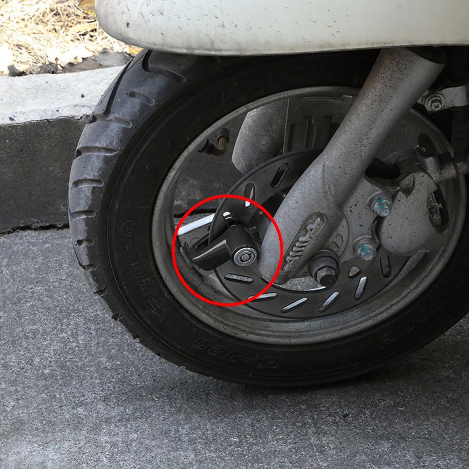 BLOCCADISCO LUCCHETTO ANTIFURTO SCOOTER BICI ELETTRICA MOTO IN FERRO