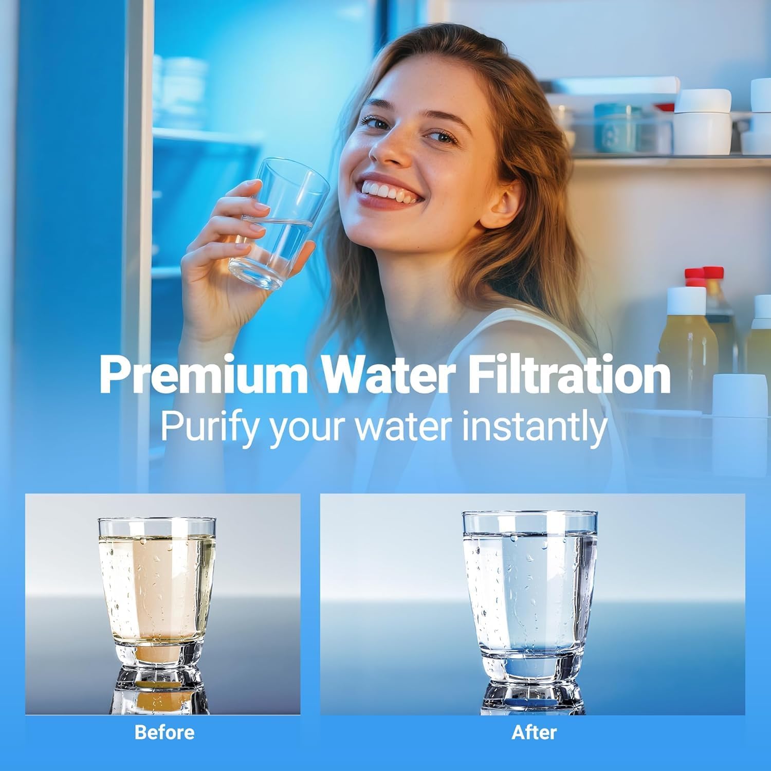 DA97-17376B HAF-QIN/EXP Water Filter Replacement for Samsung RS27T5200SR