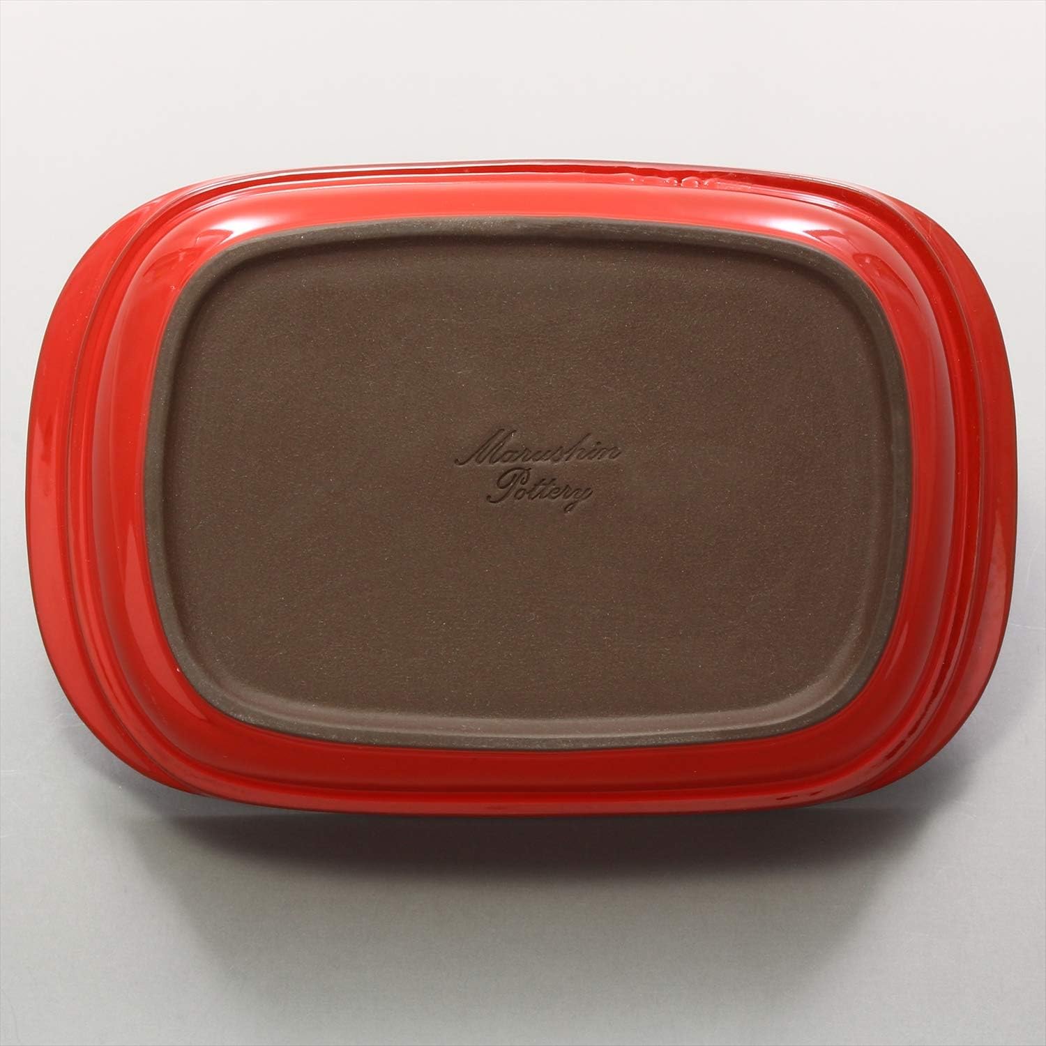 Ichiku Mino Ware Gratin Tricolor Red, Made in Japan, 7.2 inches (18.3 cm)
