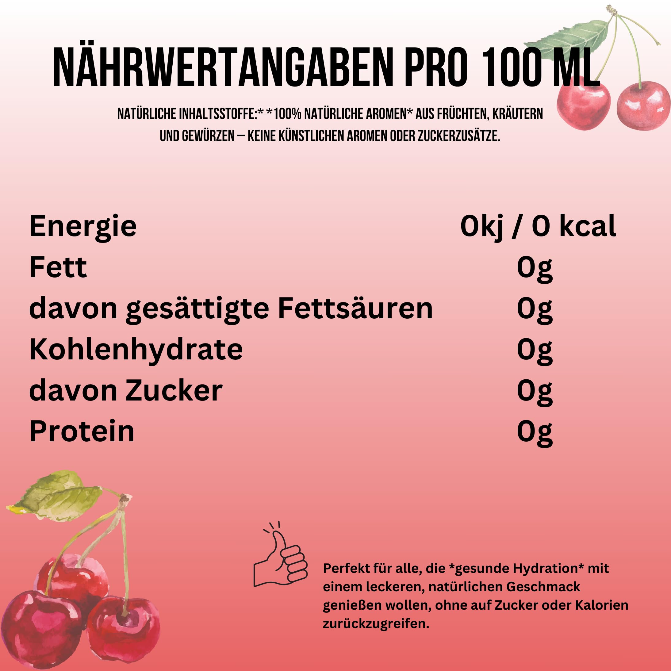 Duft-Pods Original fr Air Up Flasche mit erfrischendem Cherry Cola  -Geschmack - 0 Zucker, 0 Kalorien nur natrliches Aroma - 3x Air Up Pods  fr 15L Wasser mit Geschmack durch Duft :