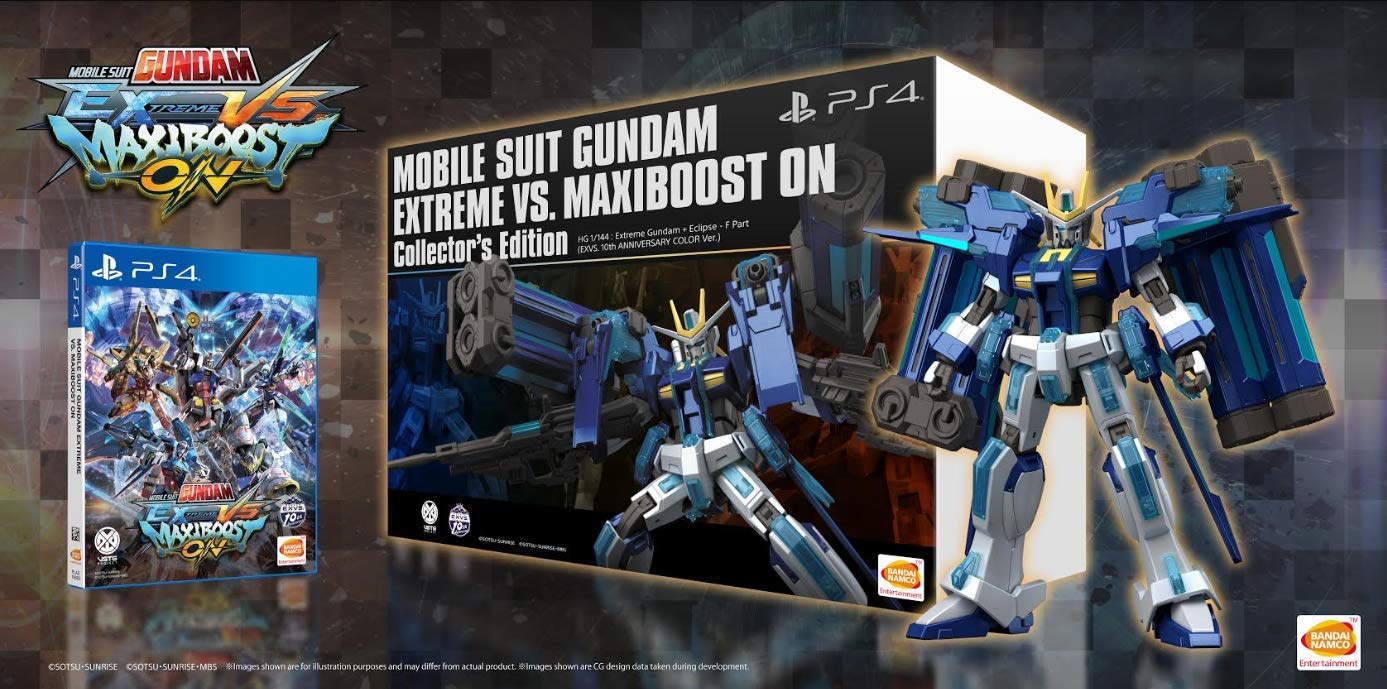 Amazon Com Mobile Suit Gundam Extreme Vs Maxiboost On English Playstation 4 Collector S Edition Everything Else