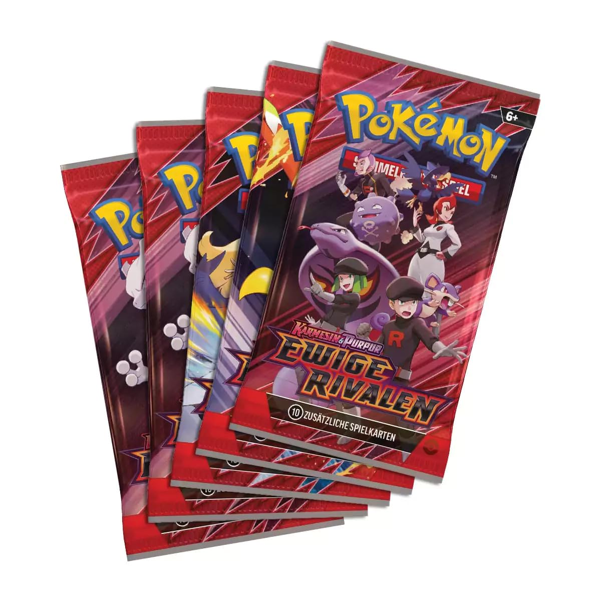 Pokémon Sammelkartenspiel - KP10 Karmesin und Purpur - Ewige Rivalen, Booster Display 36 Boosterpacks