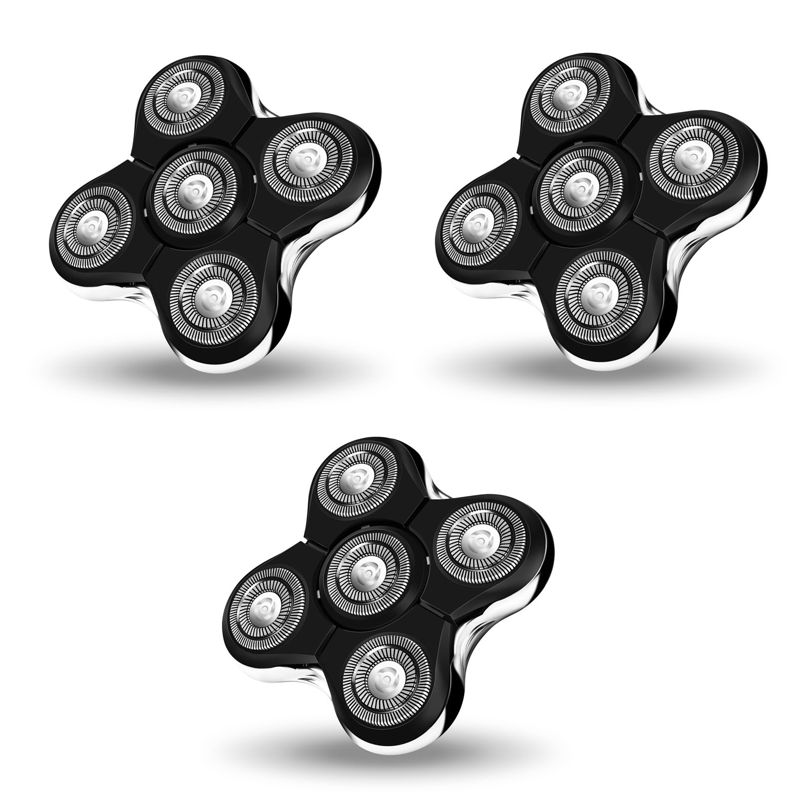 Balder Pro Replacement Head for Remington Balder Pro Head Shaver XR7000,5 Dual Track Heads for Remington Shaver Replacement Heads-Precision Electric