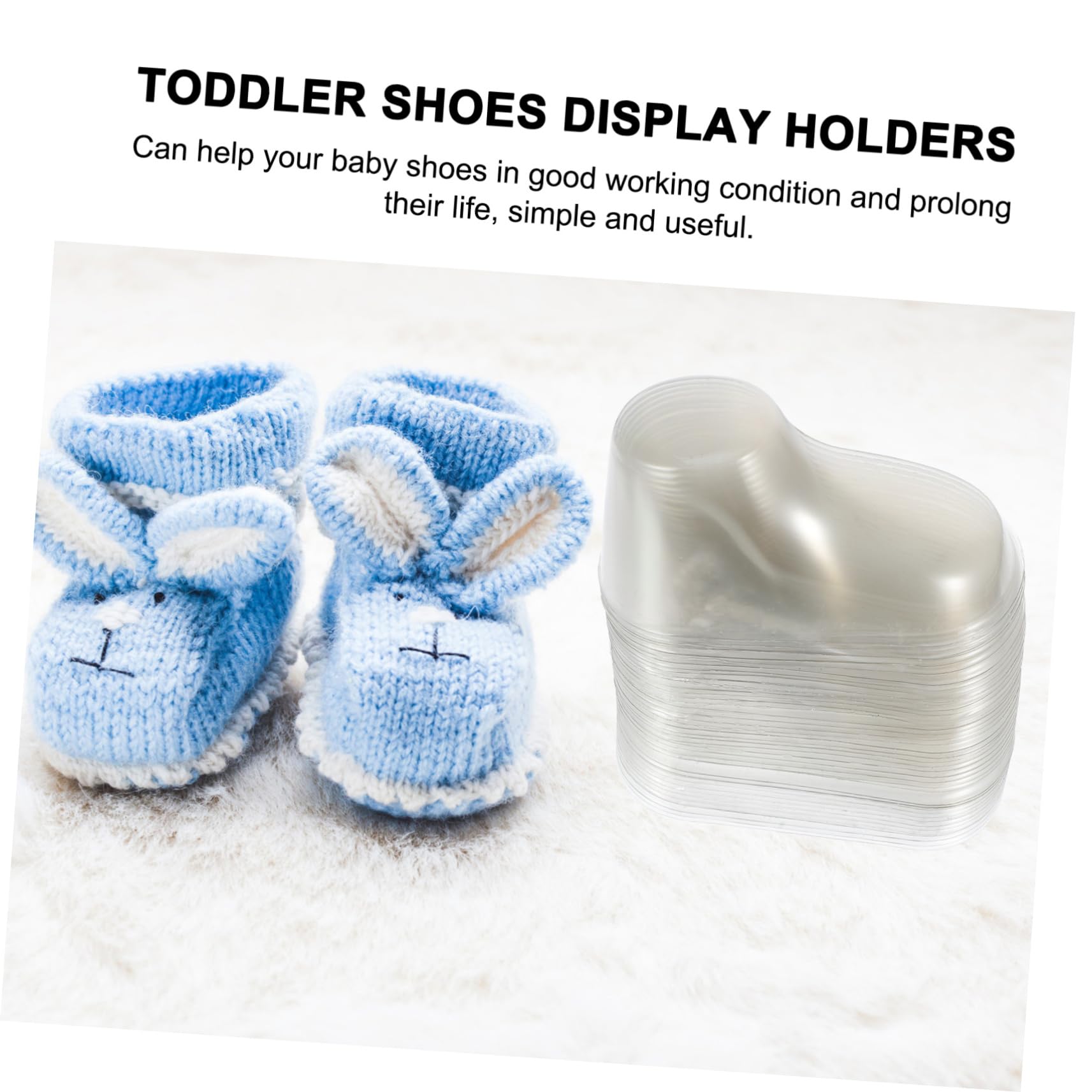 GRIRIW Baby Feet Holder Toddler Shoes Display Stands 40pcs Baby Shoes Organizer Stylish Practical