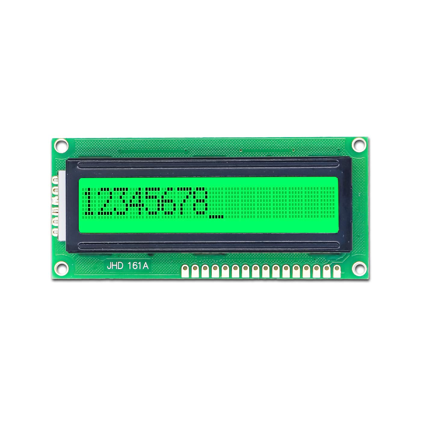 Electronic Spices 16 x 1 Yellow/Green color LCD display module (JHD161A) Electronic Spices 16 x 1 Yellow/Green color LCD display module (JHD161A)