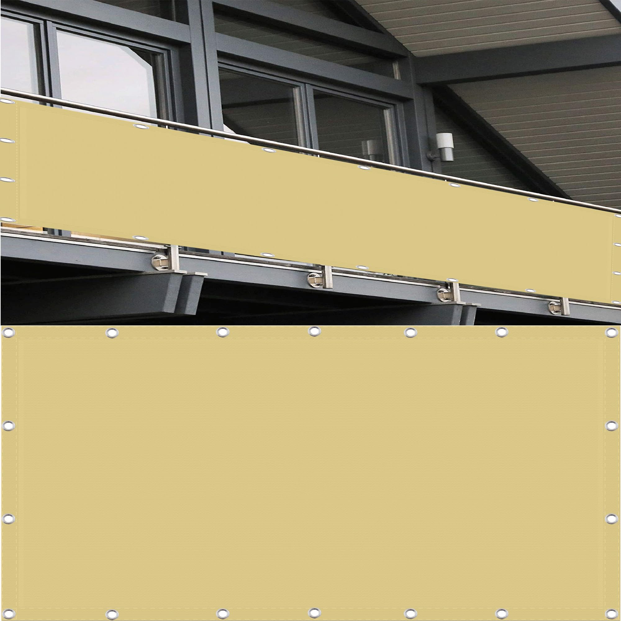 Toile ombrage UV protection contre le soleil pour terrasse 2x3.8m