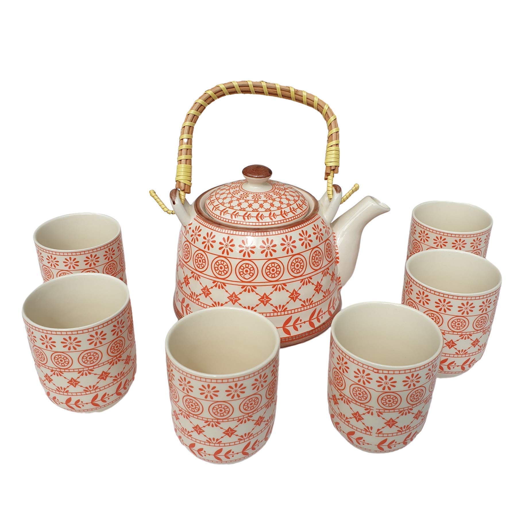 Herbal Teapot Set - Amber Loose Leaf Tea Brewing Kitchen