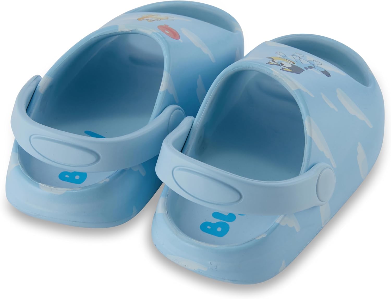 Bluey & Bingo Kids EVA Clog - Molded Open Toe EVA Clog for Boys & Girls Featuring, Bandit, Chilli & Bingo Shoes