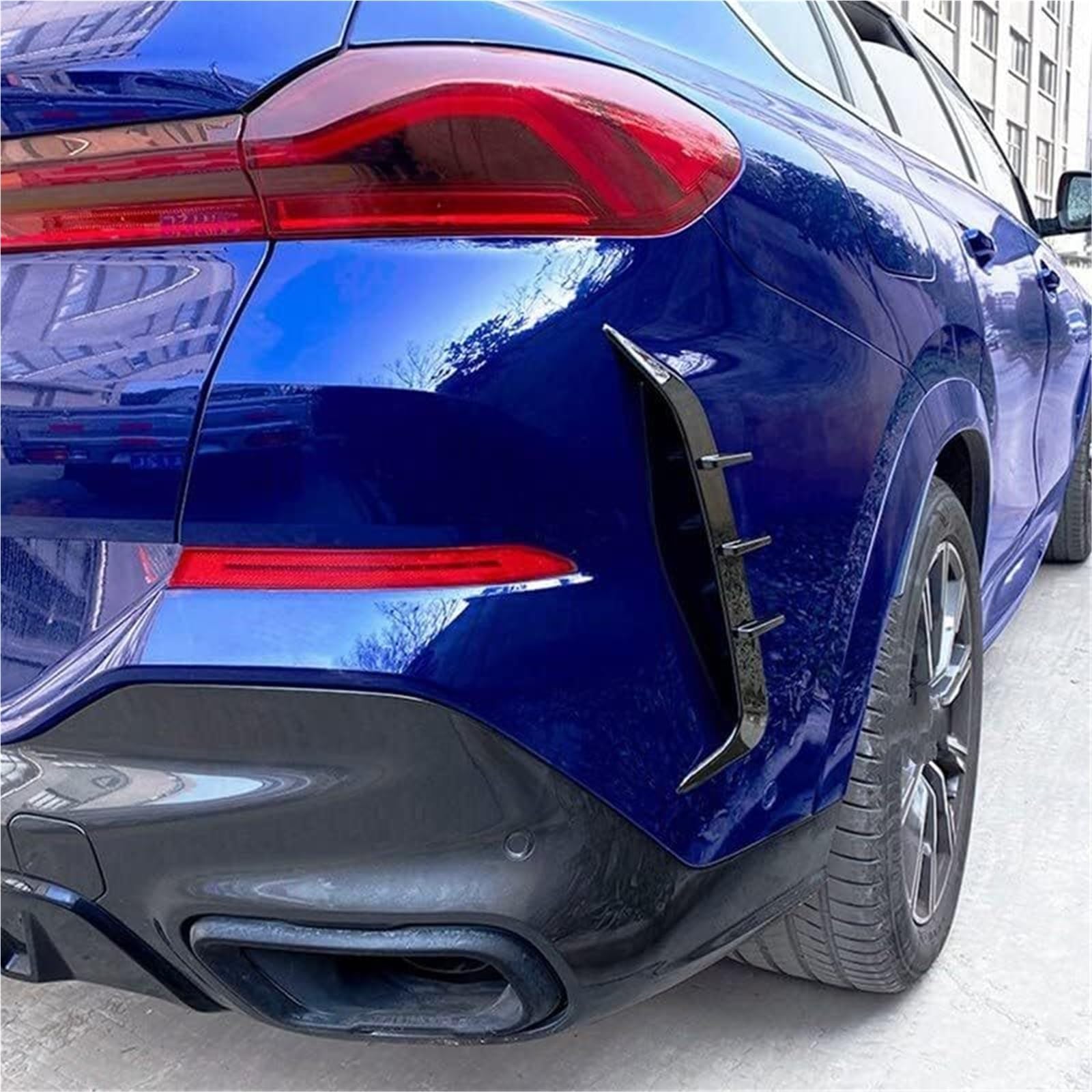 Ala spoiler posteriore 1 paio di spoiler per paraurti posteriore per copertura per BMW X6 G06 2019-2023