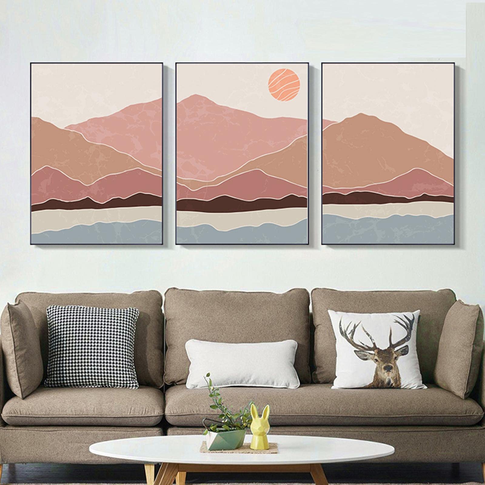 Toile scandinave de qualité premium : décoration murale moderne 70x100cm - 7