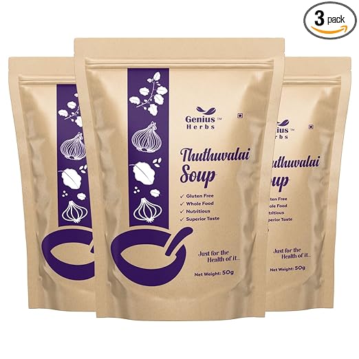 Thoothuvalai Soup Powder 50g | Respiratory Health | Provides Immunity | Pack of 3