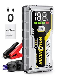 Car Battery Jump Starter 5000A Smart Portable Car Jump Starter Battery Pack 10 0 Gas 9 0L Diesel