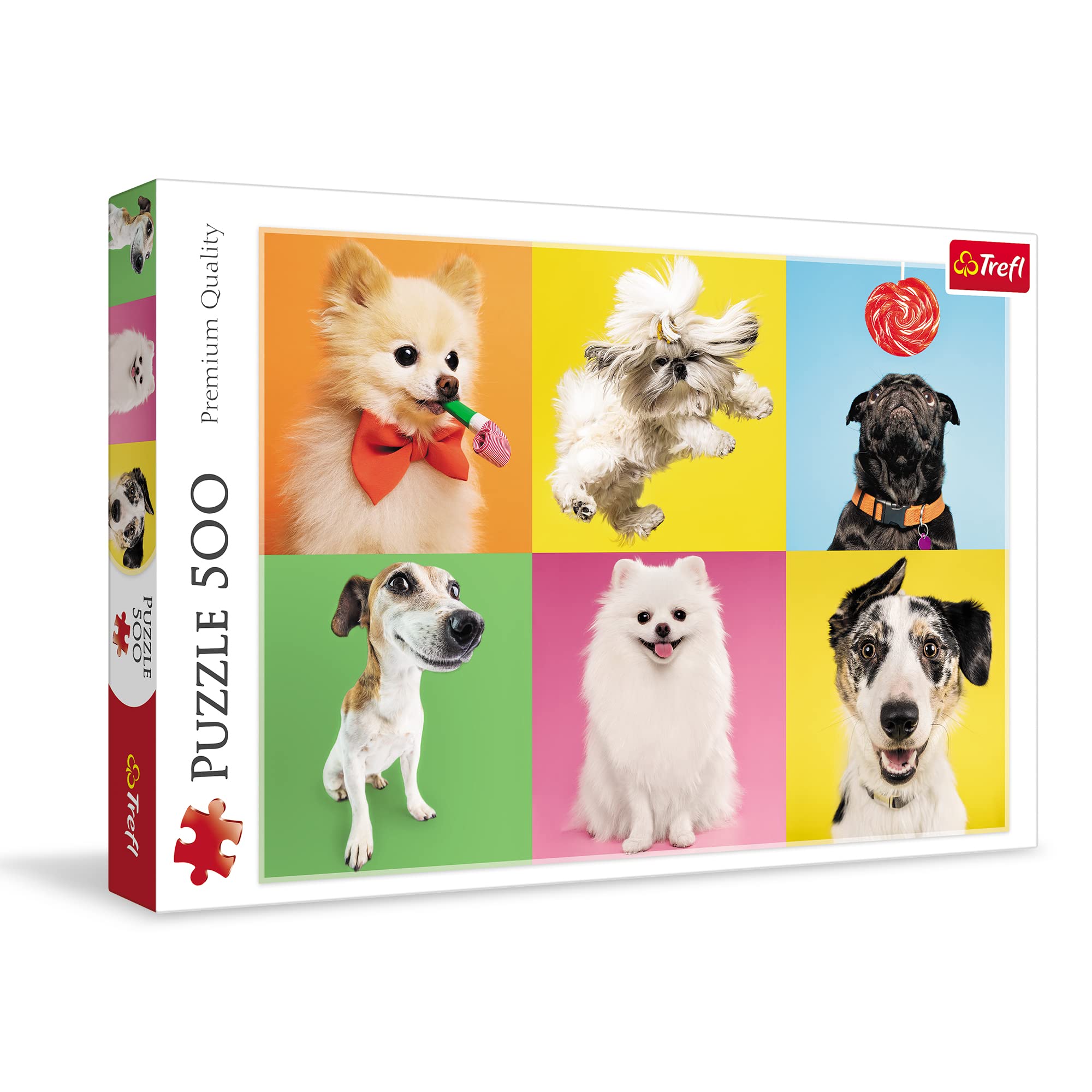 Trefl Premium Plus – Puzzle Spring Bloom: Cane Pasquale – 500 Pezzi, Per Adulti E Bambini Da 10 Anni, Immagine 480x340 Mm