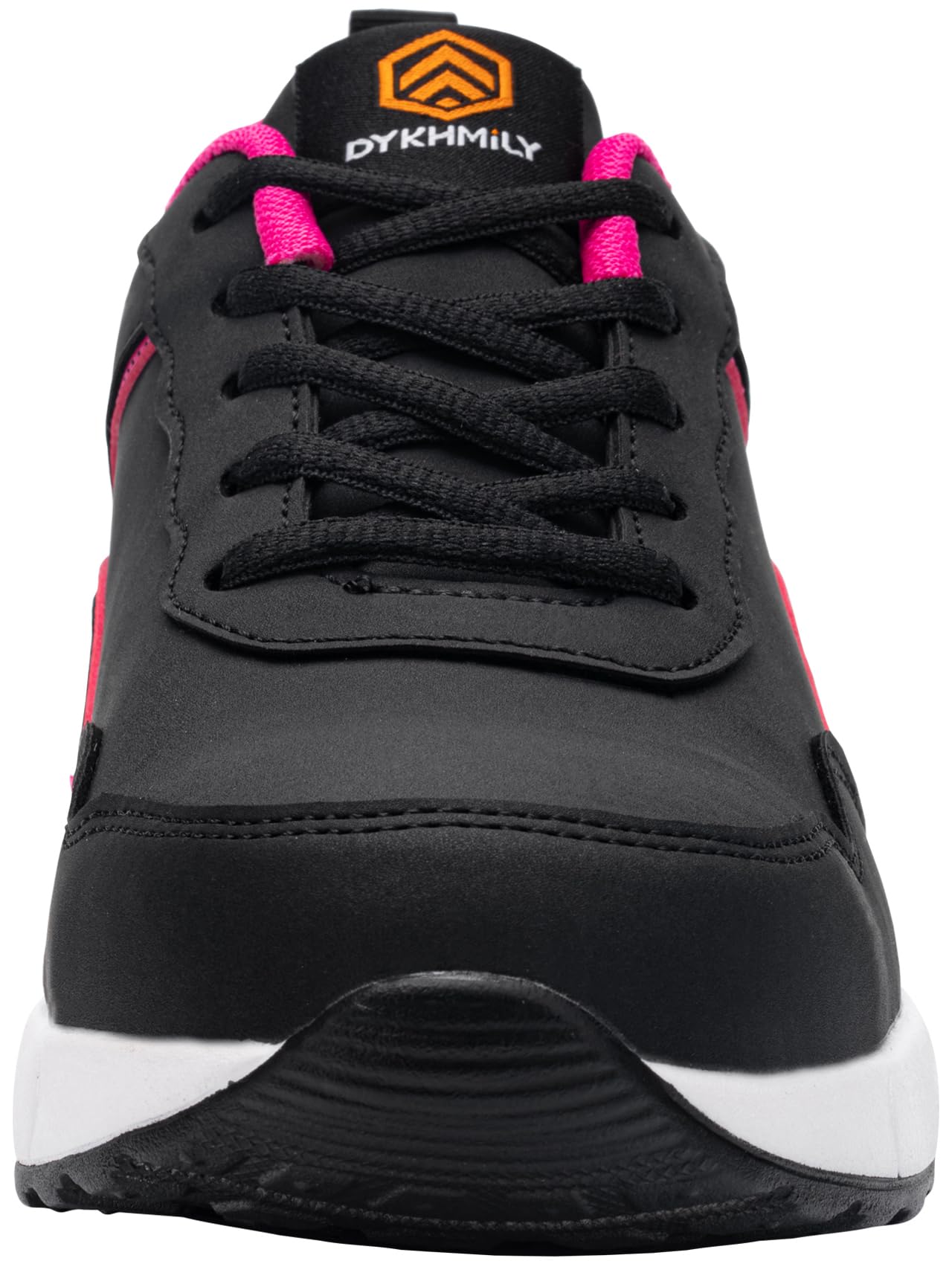 DYKHMILY Scarpe Antinfortunistica Donna Leggere Cuscino d'Aria Scarpa da Lavoro con Punta in Acciaio Comodo Traspiranti Sportive di Sicurezza Scarpe(Nero Rosa,39EU)