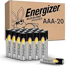 Energizer Alkaline Power AAA Batteries, 20 Count, Long-Lasting Triple A Batteries, Suitable for Everyday Electronics and Emergency Gear
