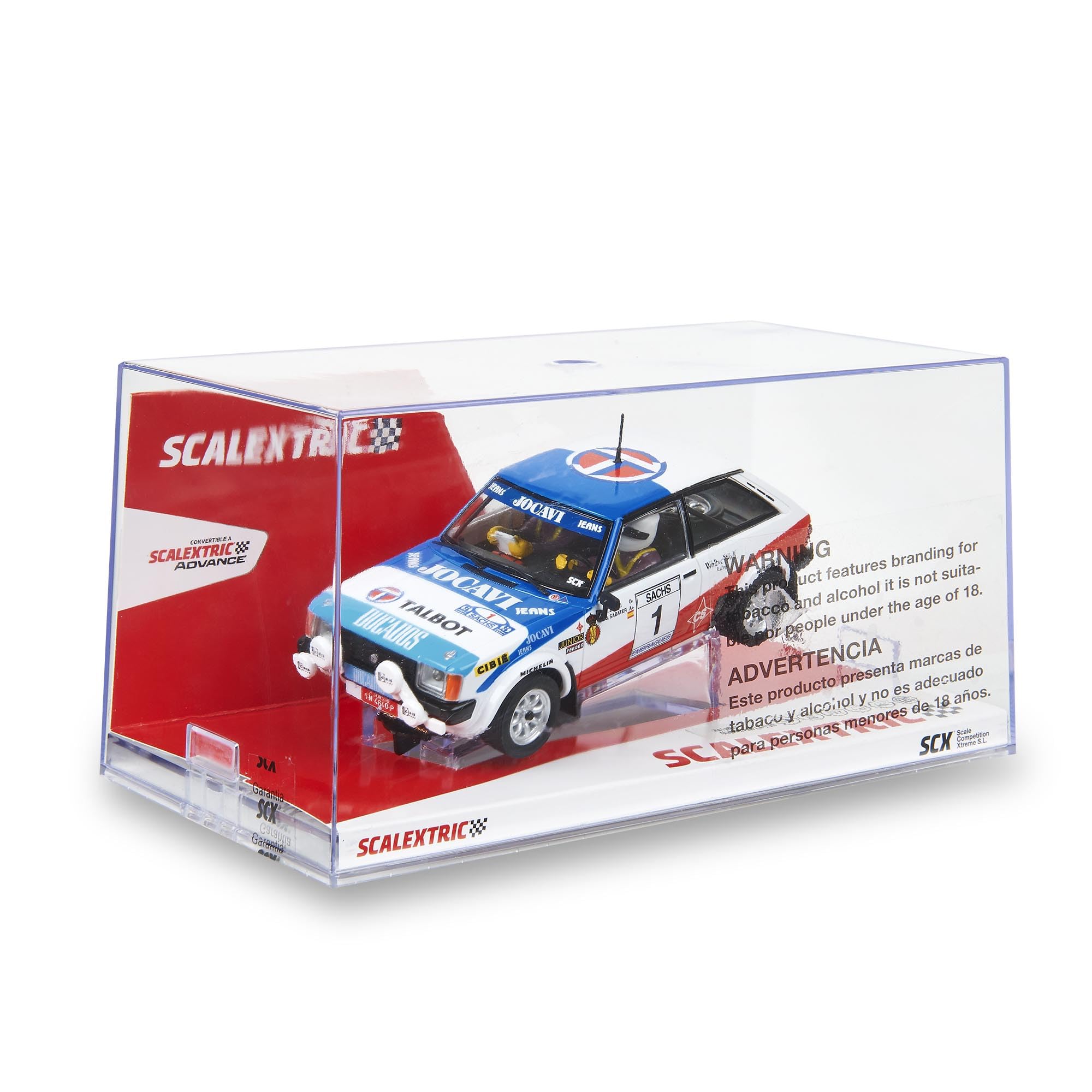 SCX Scalextric Talbot Sunbeam Lotus RAC Rally 1980 - Slot 1/32, état Neuf