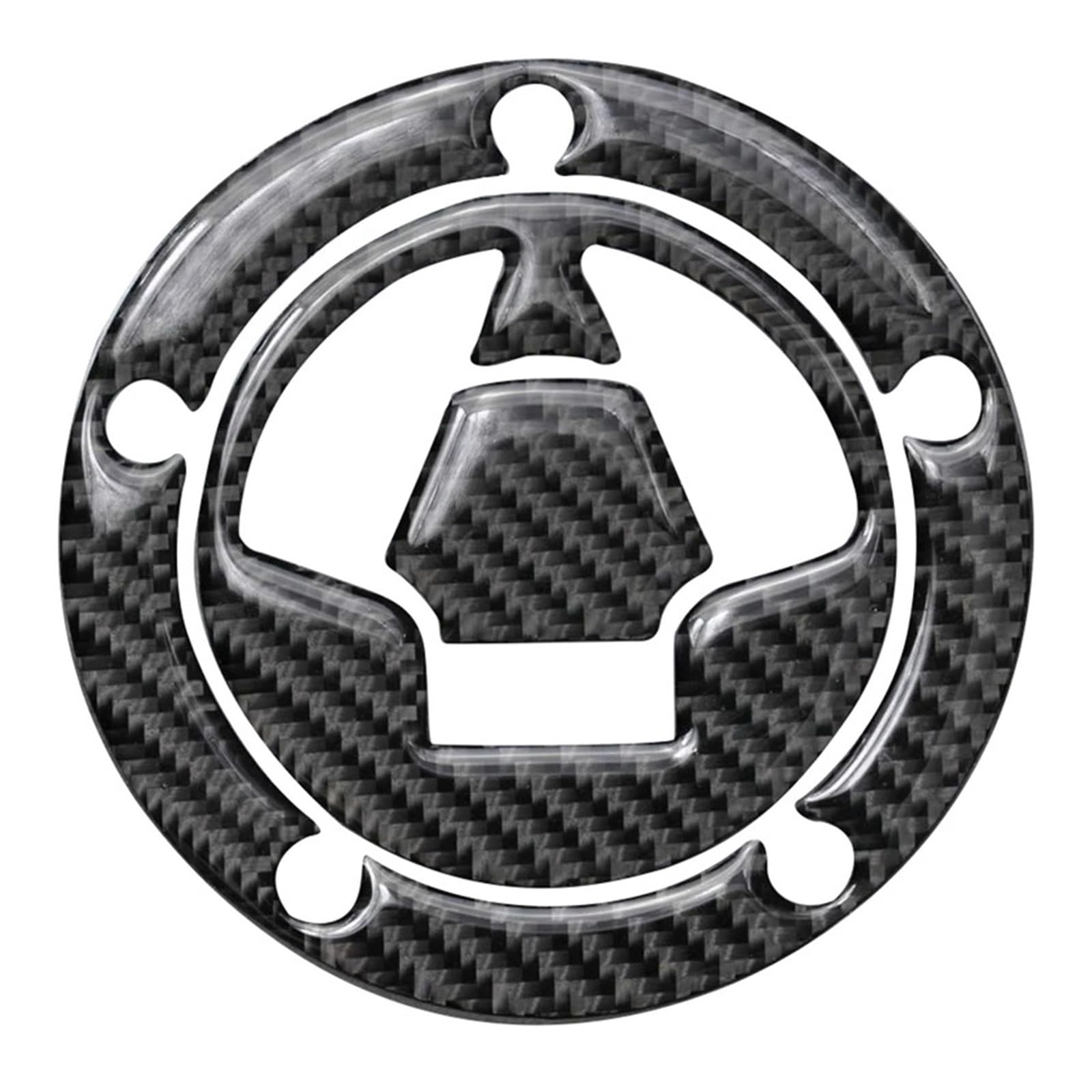 Carbon Fiber Fuel Gas Oil Cap Tank Pad Tankpad Protector Sticker for Ni&nja ZX6R ZX10R Z1000 Z1000SX Z800 Z750 Z650 ER6N Gas Stickers Decals