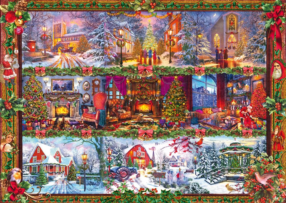 Schmidt | Merry Christmas Time (1000 Pieces) | Jigsaw Puzzle | Ages 14+ | 1+ Players