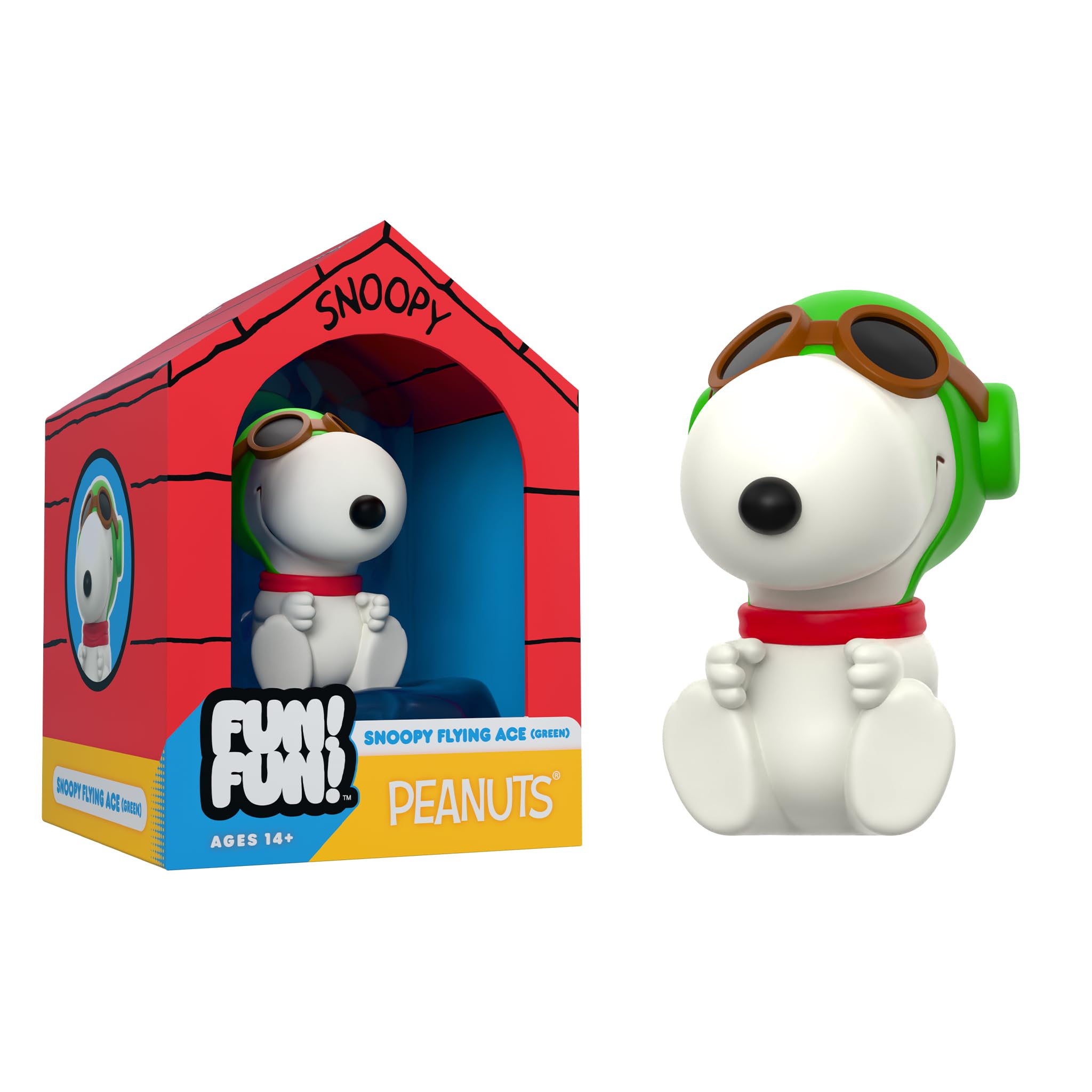 Amazon.com: Super7 Fun! Fun! Peanuts Snoopy Flying Ace (Green Hat