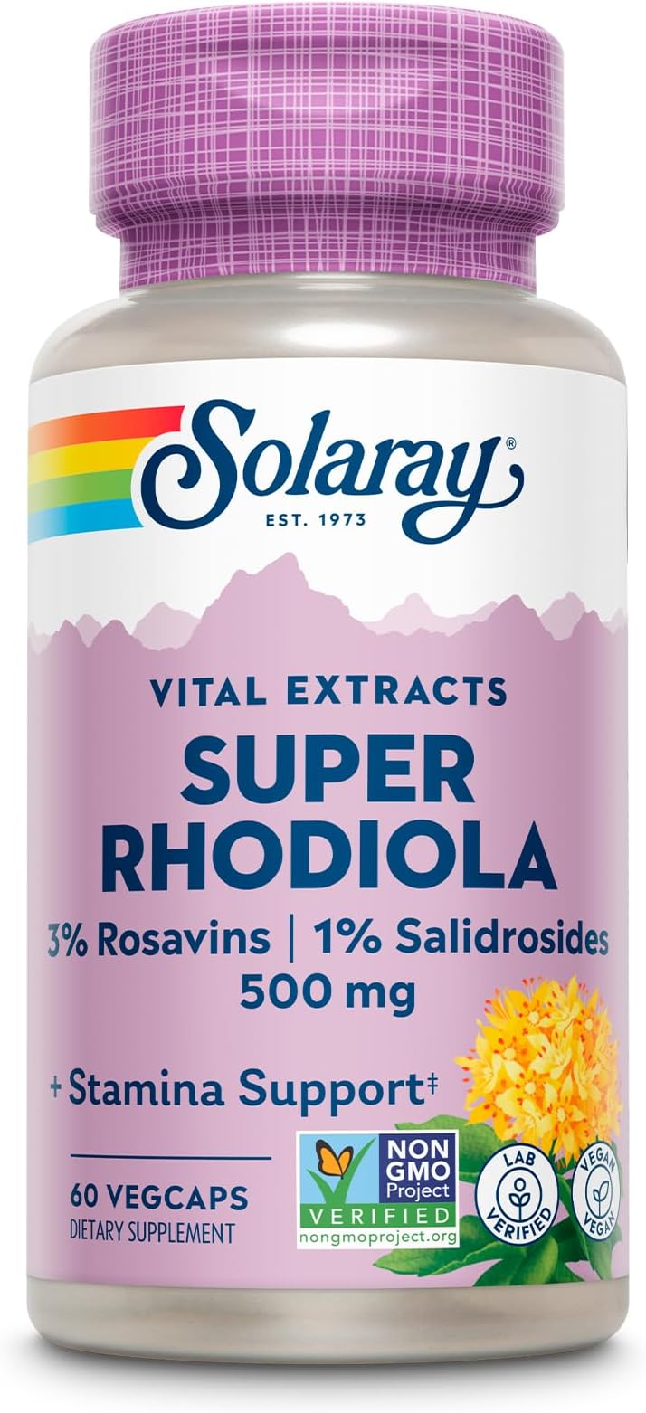 Super Rhodiola Solaray 60 Caps