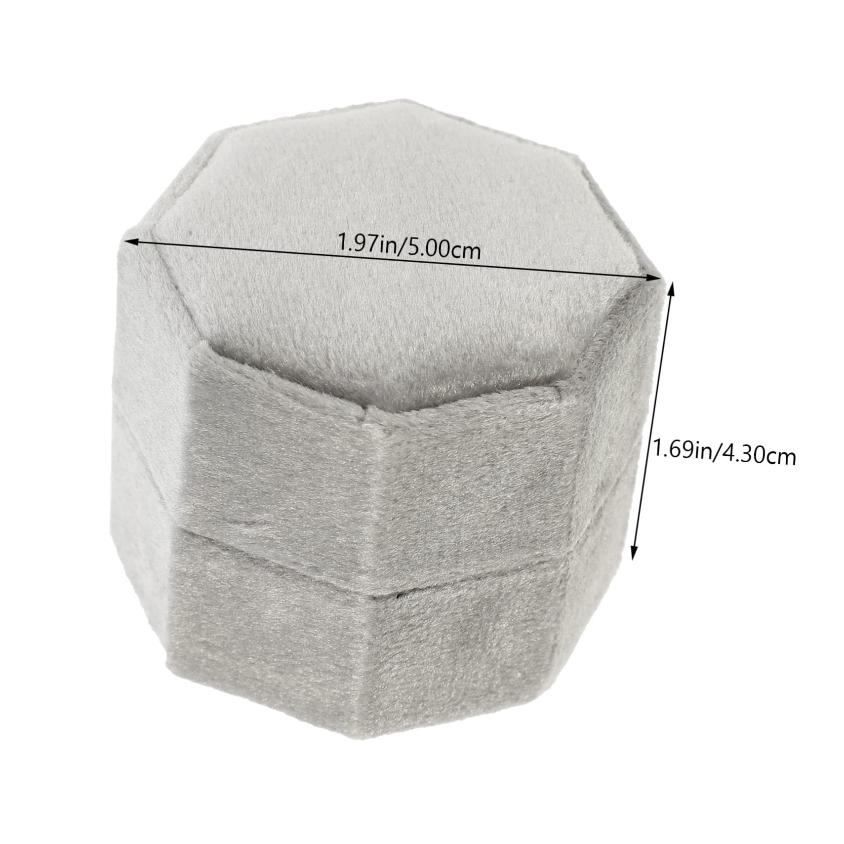 PACKOVE 5 Sztuk Pudełko Trzy Pudełka Na Pierścionki Biżuteria Pierścień Pudełka Do Pakowania Pierścionek Zaręczynowy Pudełka Na Propozycję W Kształcie Ośmiokąta Pudełka Na Pierścionek Na