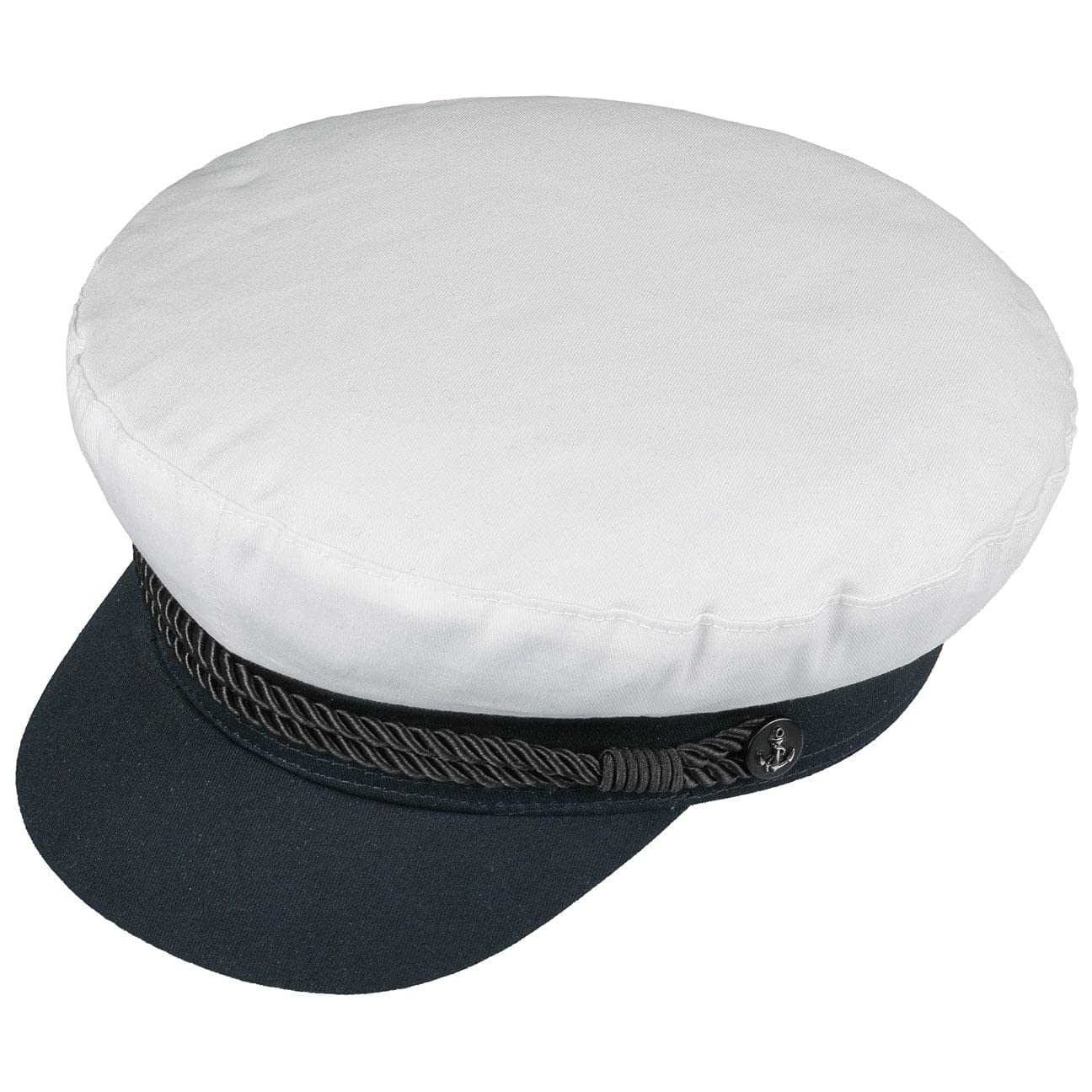 HAMMABURG White Starline Berretto Marinaio elbsegler in Cotone Unisex Tutto l Anno