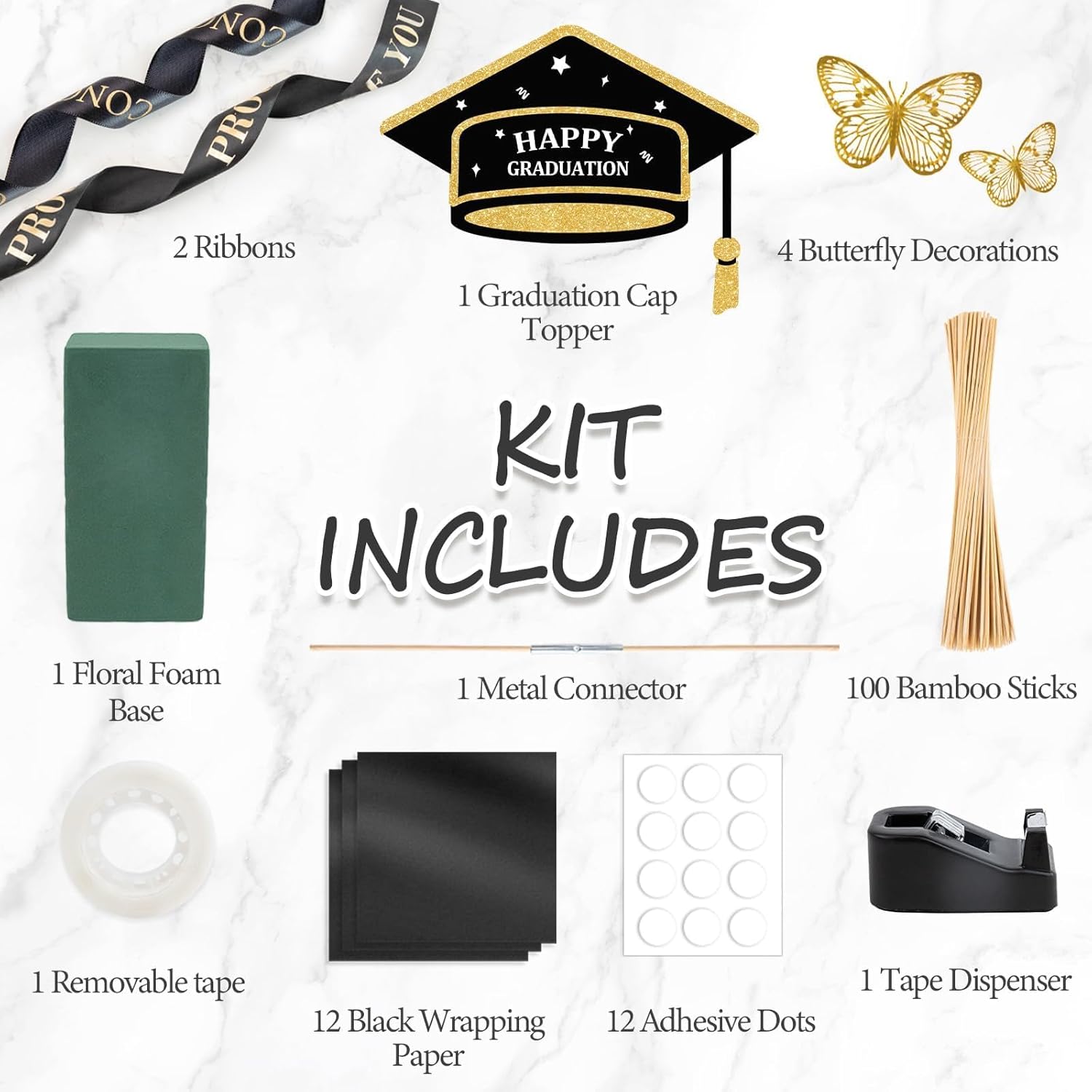 Graduation Gifts for Her - 2026 DIY Money Bouquet for Women Girl - Gift Ideas for Boy Him Daughter Son - Bouquets Filled with Folded Bills for College Middle High School - Image 2