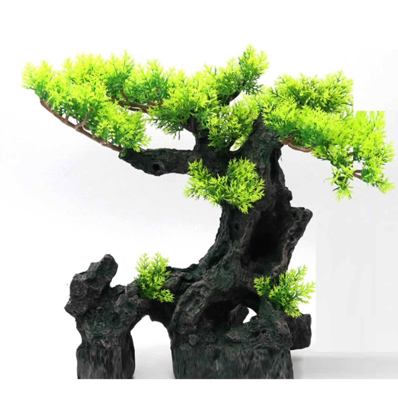 1 pieza de planta rocalla for acuario, decoración pecera, paisajismo, accesorios decorativos for 047(5)