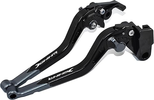 ESPEEDMTC para Bajaj Dominar 400 2017-2021 Aleación de aluminio CNC modificada Accesorios de palanca de embrague de freno de tamaño largo (gris)
