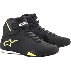 Alpinestars Invierno Alpinestars Botas de Moto Sektor Shoe Black Yellow Fluo, Negro, Amarillo, 43