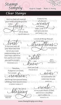 Words of Encouragement Christian Religious 4x6 Inch Sheet