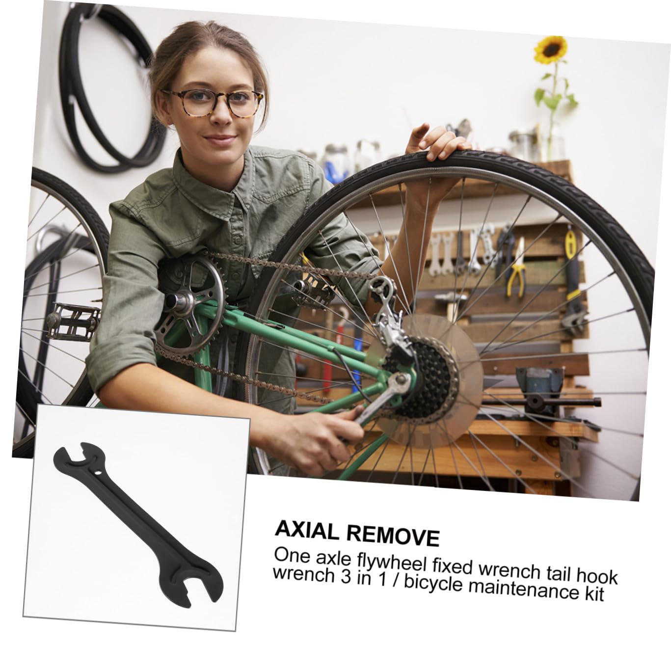 Toddmomy Estrattore per Pedivella in Metallo Strumento di Estrazione per Movimento Centrale Scanalato Denti Dispositivo di Estrazione per Guarnitura per Biciclette da Strada e Mountain Bike