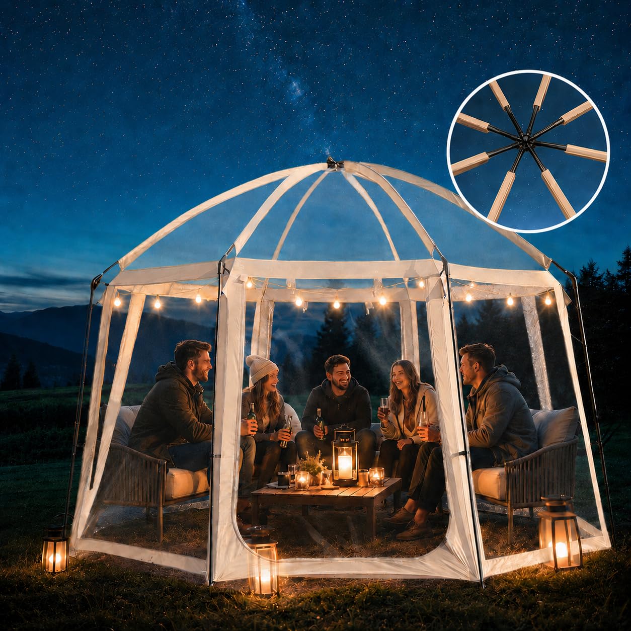 bubbles zelte Bubble Zelt, Transparentes Zelt im Freien, Garten Iglu, Bubble House Zelt, Zelt Outdoorbubble, Bubble Iglu Zelt, Garten, Terrasse, Überdachung, Unterschlupf, 400x400x250CM Sport & Freizeit electronics Size:XL (Asiatisch EU L) Cube Litening AXS Carbon