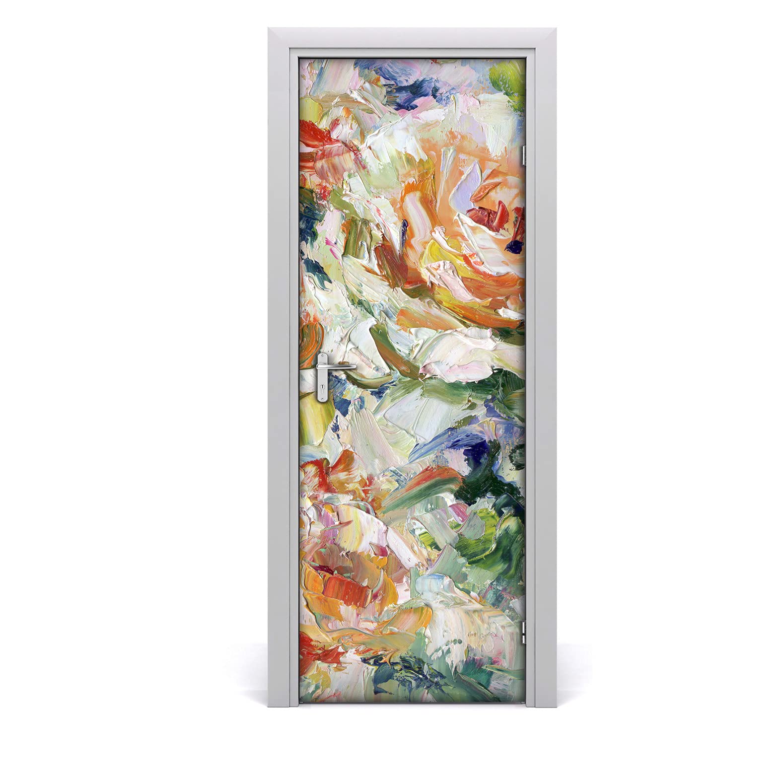 Papier peint sur la porte mural pour masquer les imperfections 70x200