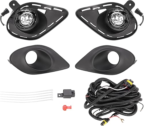 Miniatura 3 de KUAFU Kit de luces antiniebla LED compatible con Dodge Charger SRT Hellcat 2015-2023 Reemplazo para 68280429AA 68280428AA 68228884AC juego de