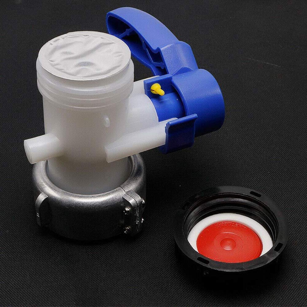 IBC zbiornik na wodę 75 mm zawór motylkowy kran - antykorozyjne złącze DN40 zamiennik złącza do zbiorników IBC, trwały adapter wody do wydajnej kontroli przepływu