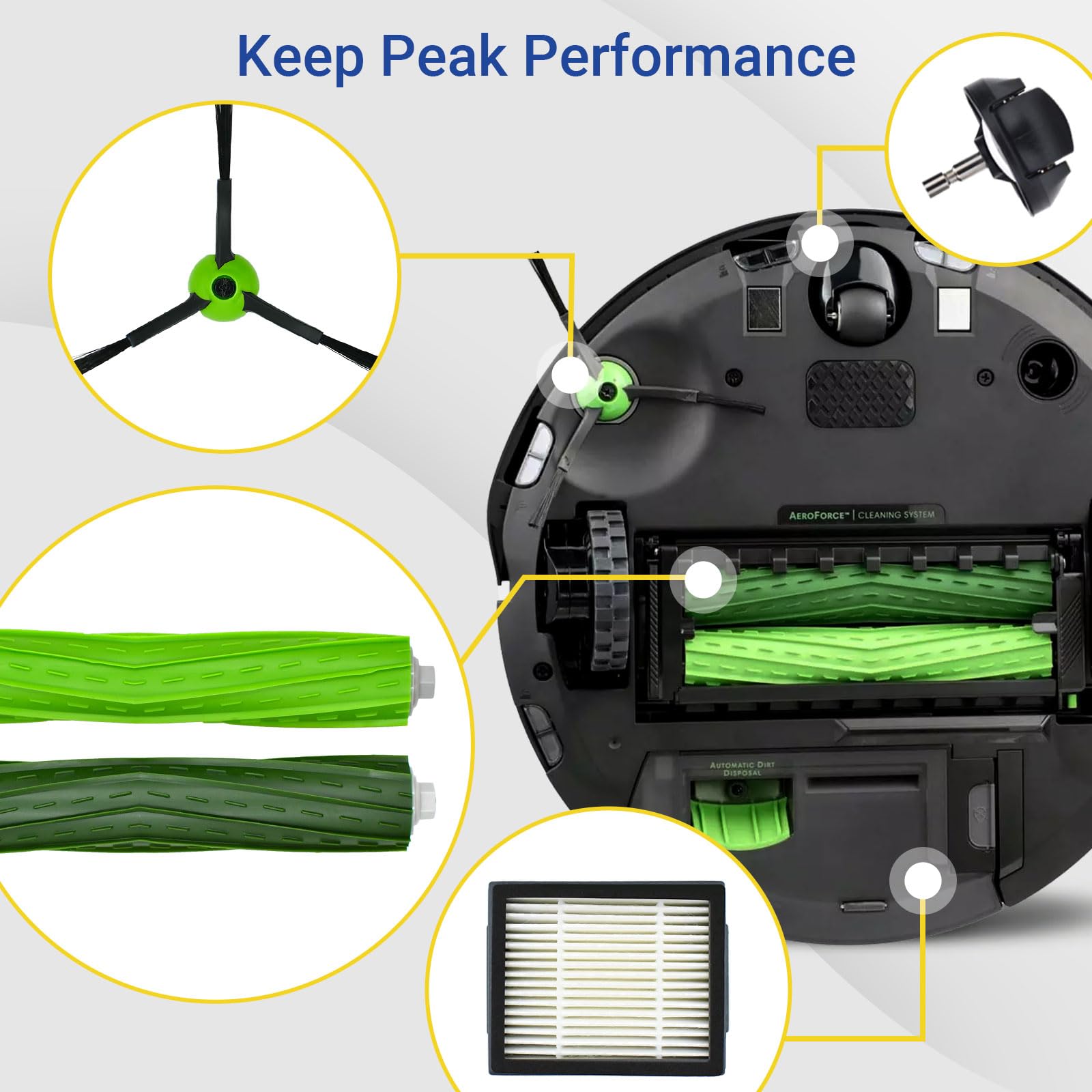 Amazon.com: Replacement Parts Accessories for iRobot Roomba