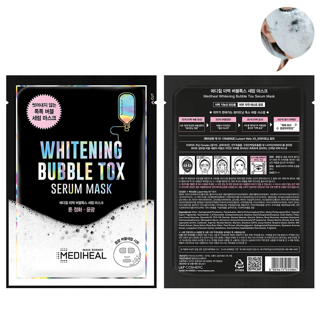 Mediheal Whitening Bubble Tox Serum Mask