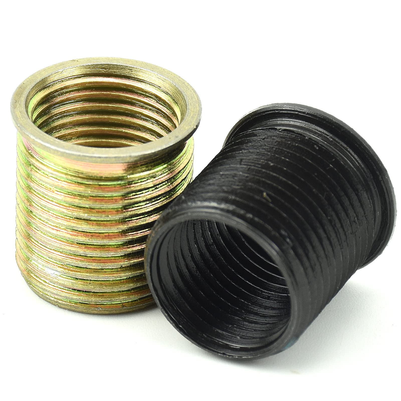 KIMISS Kit Riparazione Filettatura Candele M14*1.25: 25 Pezzi Per Auto E Moto, Con Asta E Inserti In Acciaio