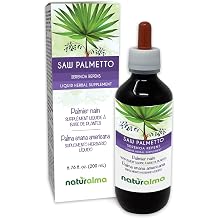 Naturalma Saw Palmetto Serenoa repens أو صبغة Sabal serrulata الخالية من الكحول - 6.76 أونصة سائلة مستخلص في قطرات - مكمل عشبي - نباتي