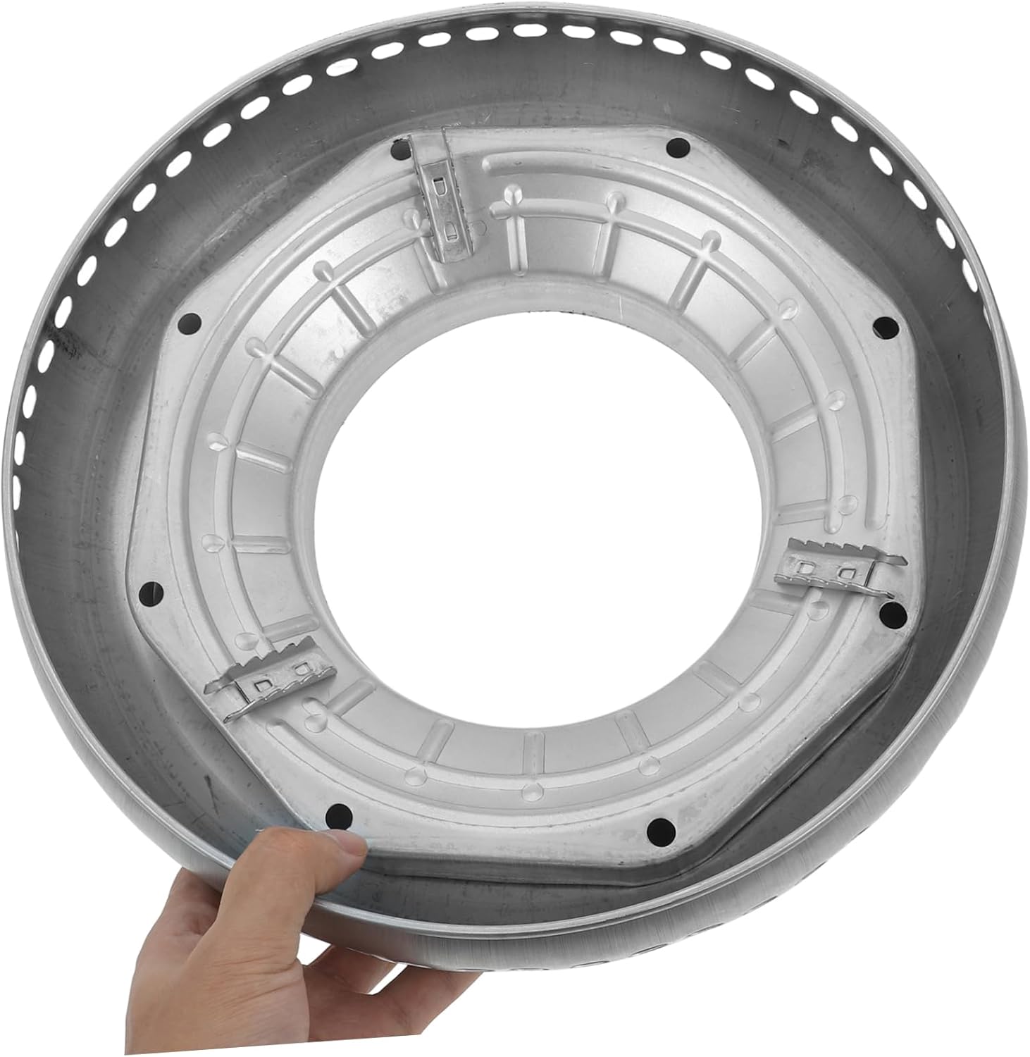 Gas Stove Windscreen Windproof Ring for Cooking Iron Wok Rack Support for Portable Stove