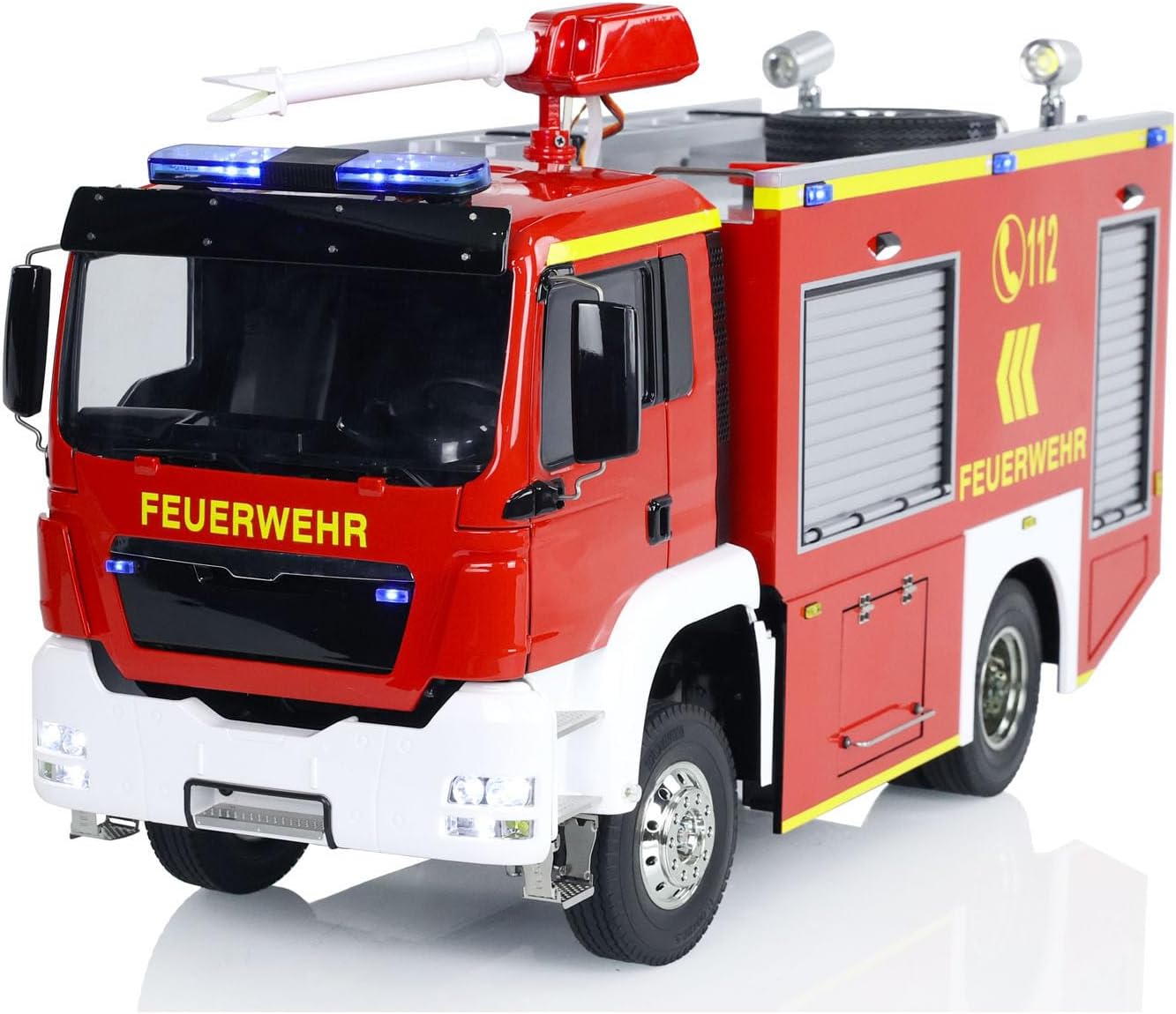 TOUCAN RC HOBBY 1:14 4x2 RC Fire Fighting Truck RTR Car Remote Control Fire Vehicle Model Sound