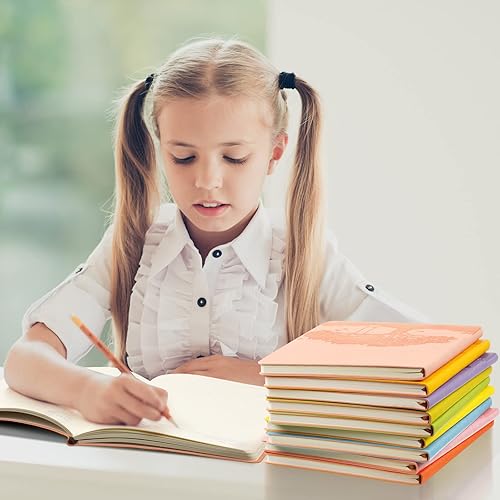 Miniatura 6 de TaoBary 24 diarios de piel sintética A5 a granel, coloridos diarios forrados con árboles, cuaderno de piel sintética suave, cuaderno de escritura a