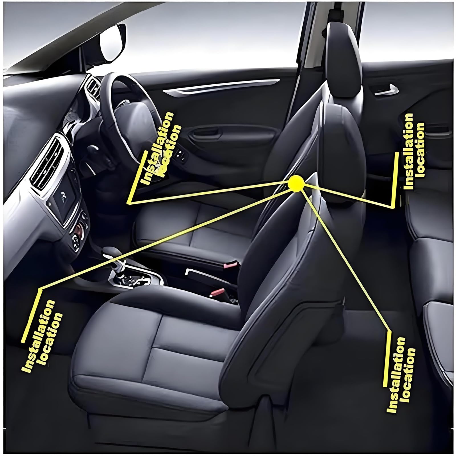 Auto Fussmatten Leder für VW ID.4 / ID.4 CROZZ/ID.5 Coupe SUV 2021