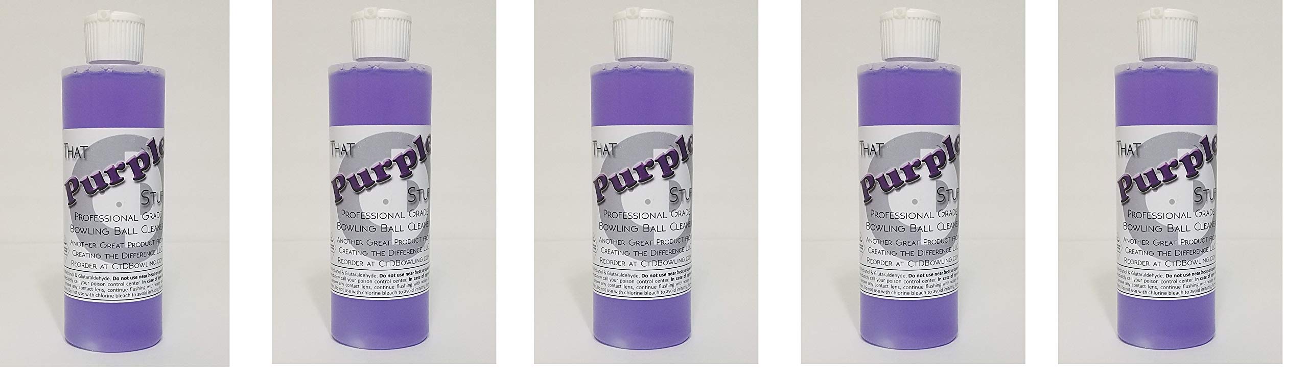 Creating the Difference That Purple Stuff Bowling Ball Cleaner | 8 oz Bottle (5-Pack)