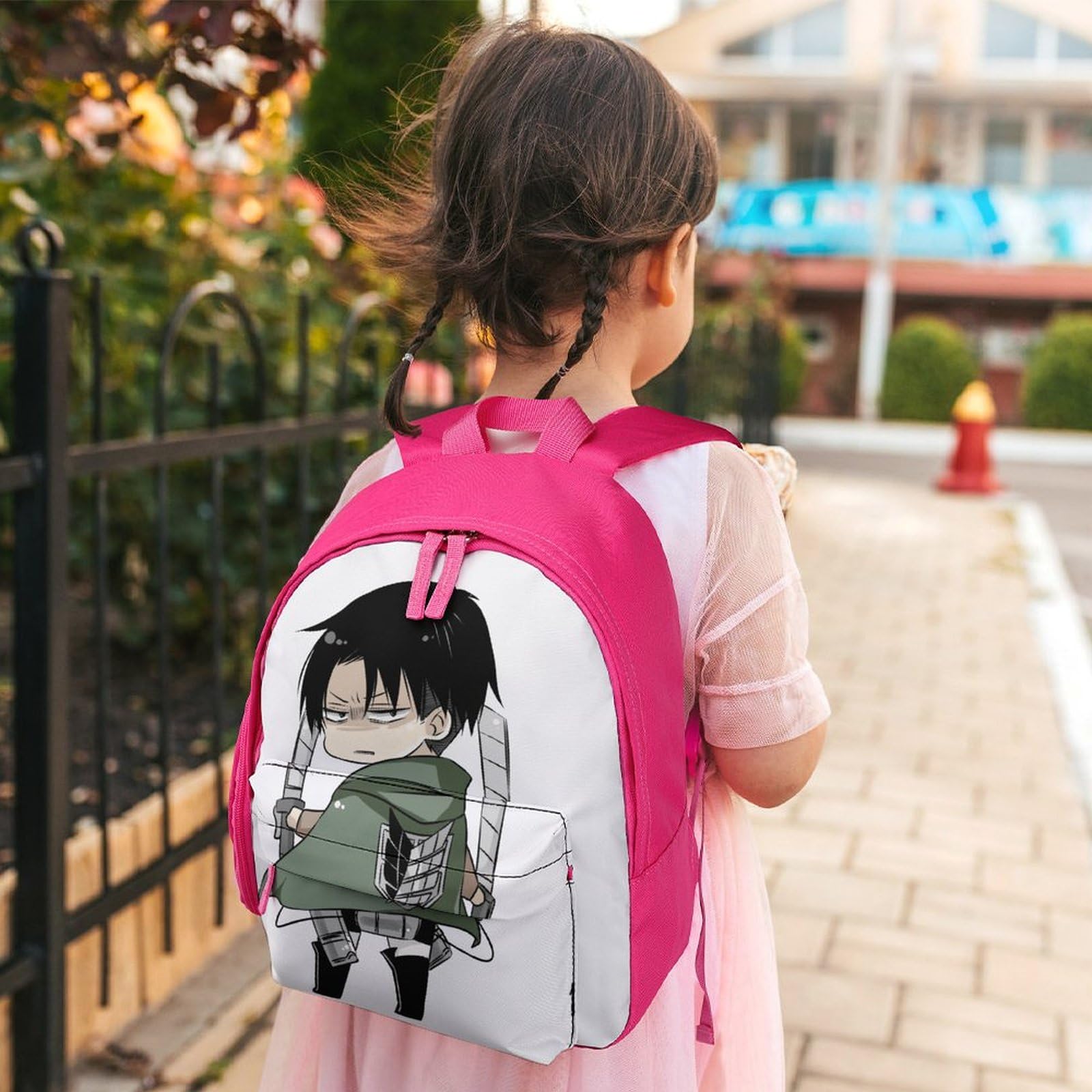 Amazon.co.jp: キッズバッグ 進撃の巨人 リヴァイ 兵長 子供用リュック