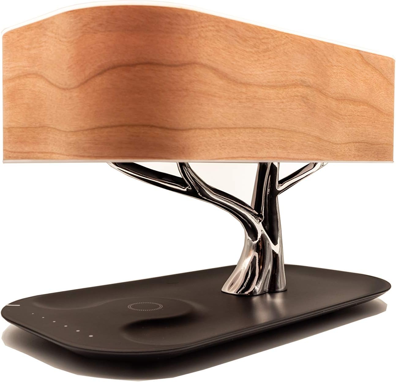 Zaigon Bedside lamp with Bluetooth Speaker and Wireless Charger | Touch dimmable | Bedside lamp with Sleep Mode | Wireless Charger | stepless dimming | Table lamp | LED